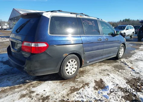 2005 Honda Odyssey Lx из США, поврежденный, VIN 5FNRL38275B058122